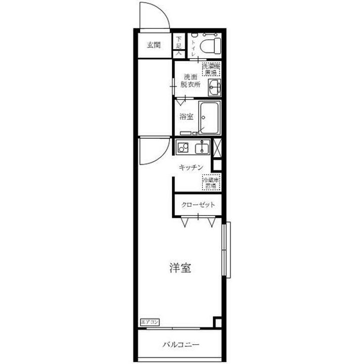 東京都葛飾区新小岩3(マンション)の賃貸物件の間取り