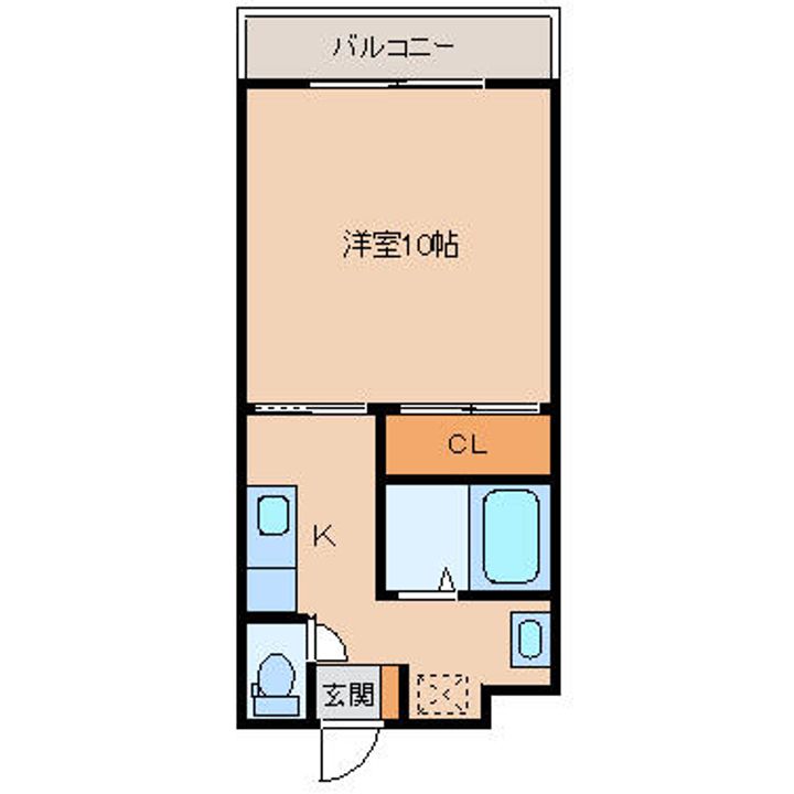 PLAZA希望の朝南館の間取り