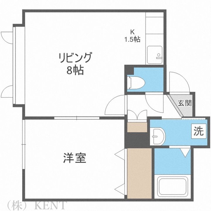 エクシード24の間取り