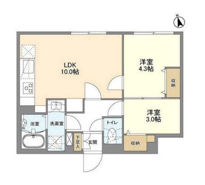 ウェルスクエア新宿戸山の間取り