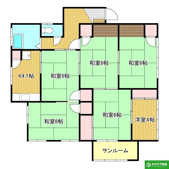 大分県別府市山家(一戸建)の賃貸物件の間取り