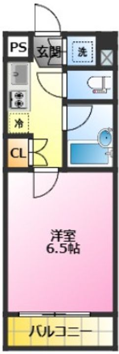 ルーブル武蔵小杉弐番館の間取り
