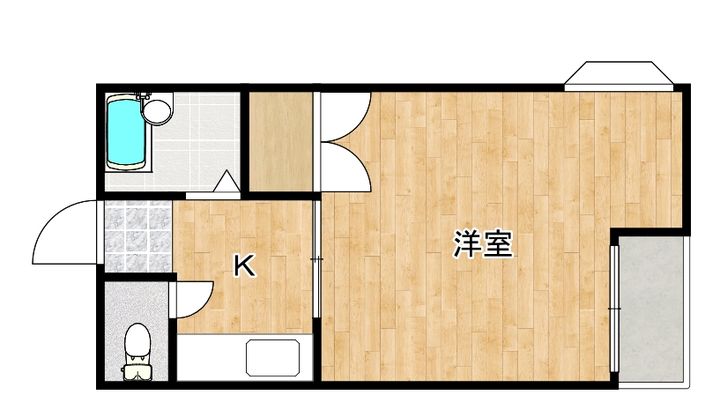 ルクール1の間取り