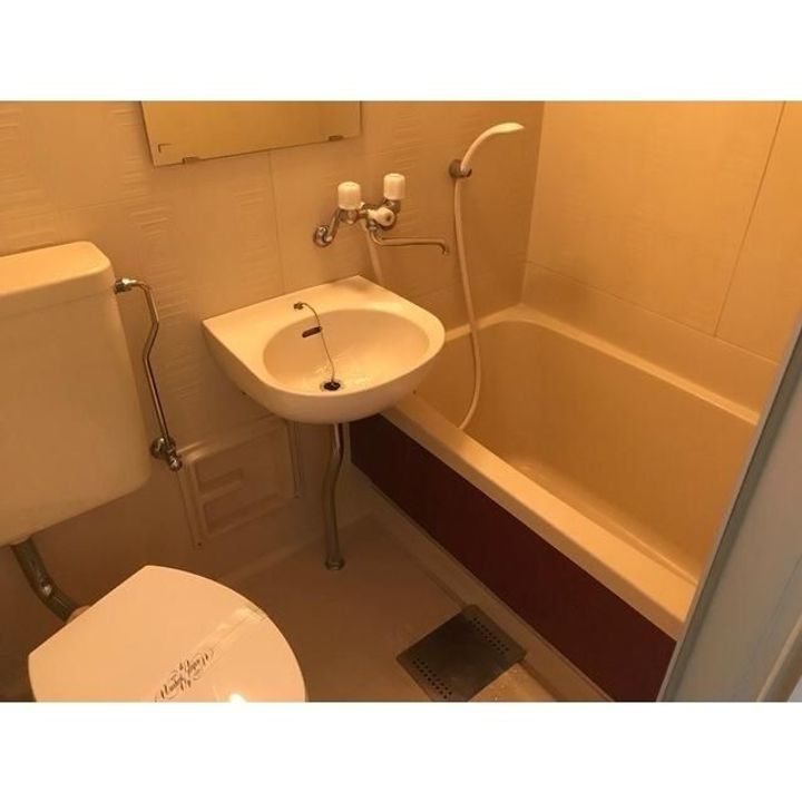 神奈川県厚木市三田(アパート)の賃貸物件の風呂