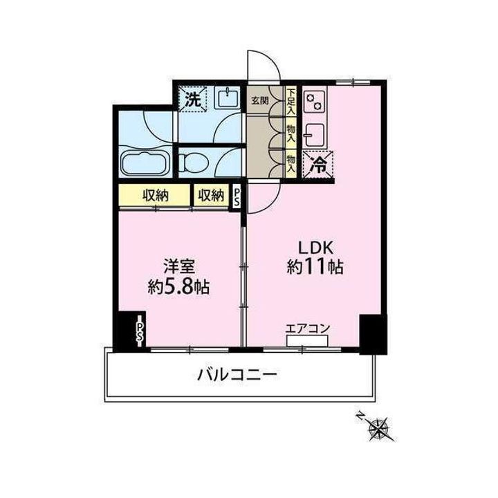 ベェルヴェル稲城の間取り