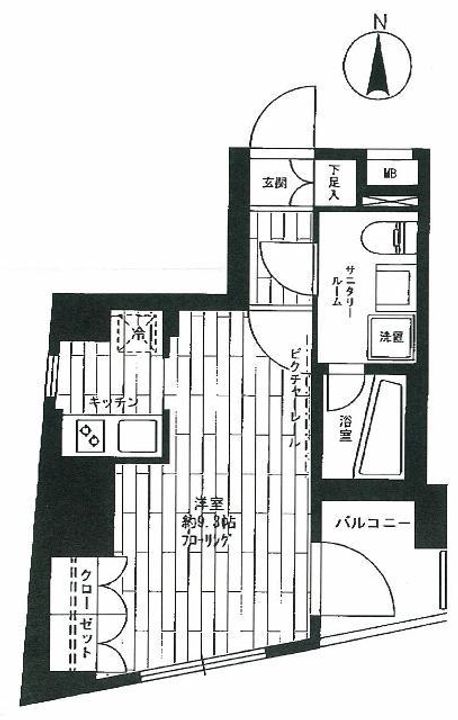 ステージファースト方南町アジールコートの間取り