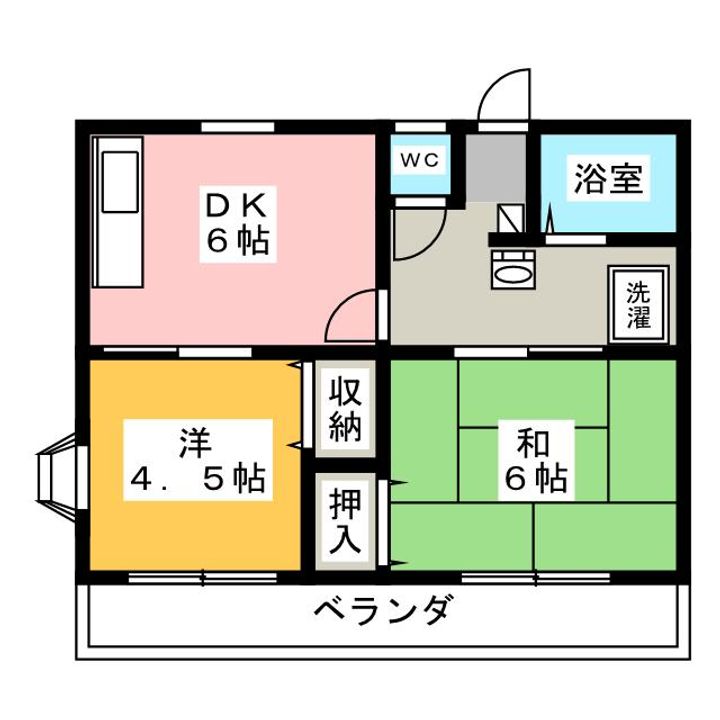 メゾンドパラディIIの間取り