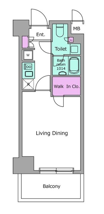 東京都杉並区堀ノ内1(マンション)の賃貸物件の間取り