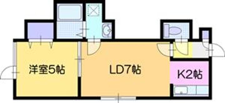 MKガーデン野幌の間取り