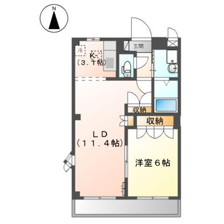 エーデルハイムIVの間取り