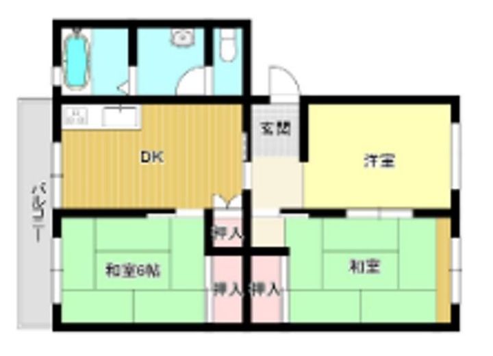 卸団地アパートの間取り