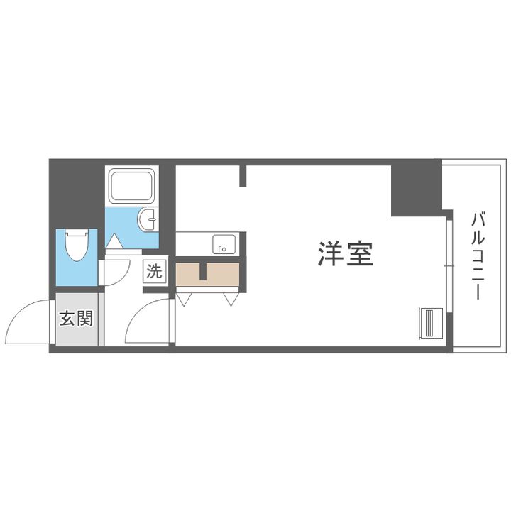 グラン・シェ・モア中島公園の間取り