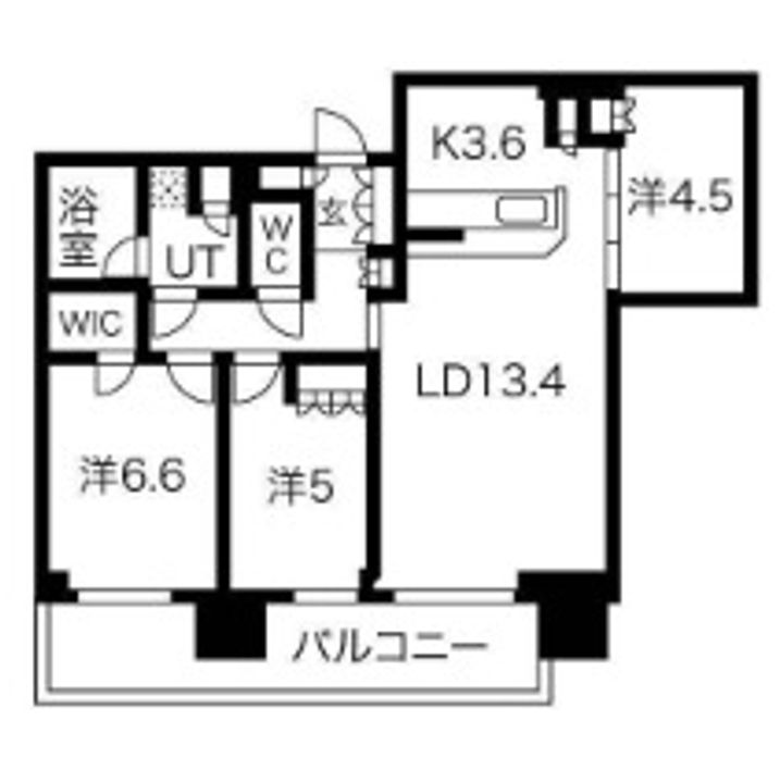 照葉ザ・タワーの間取り