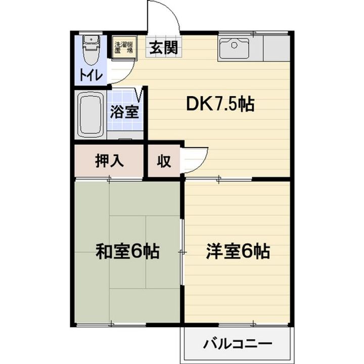 イトウハイツの間取り
