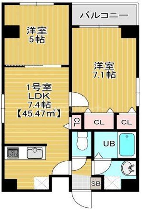 Bloom錦糸町の間取り