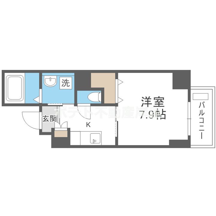 クリム岸里の間取り