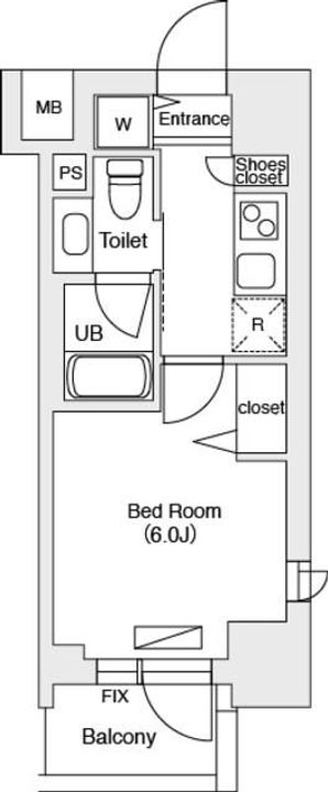 東京都豊島区南池袋1(マンション)の賃貸物件の間取り