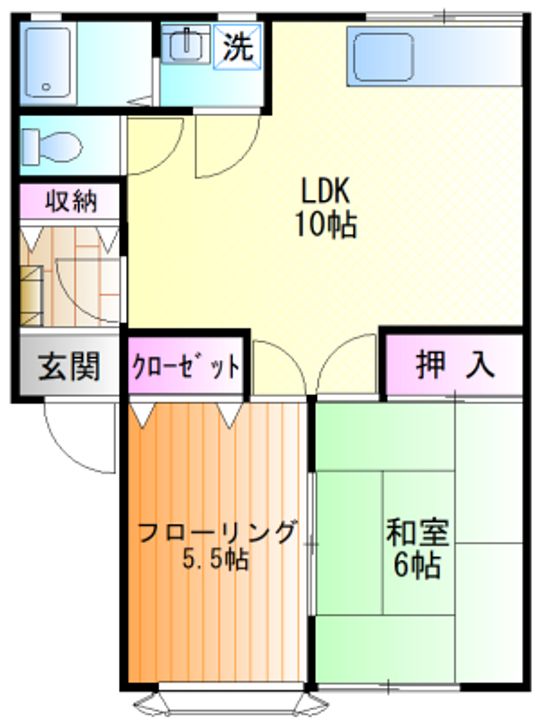 メゾン富士見の間取り