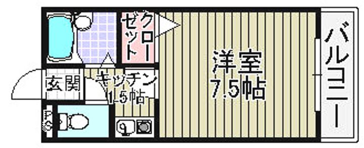 大阪府和泉市池上町1(マンション)の賃貸物件の間取り