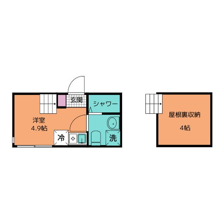 クレール瑞江の間取り