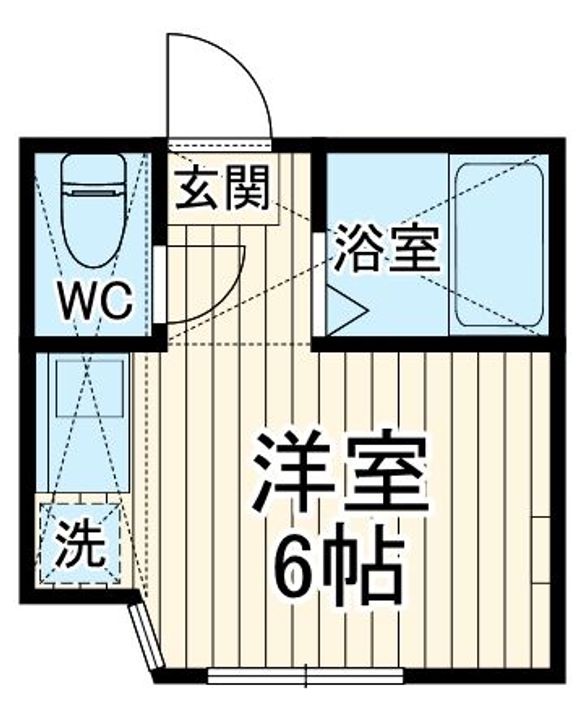 ユナイト丸山アプリコットパフェの間取り