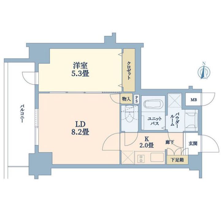プレサンス京都四条烏丸響の間取り