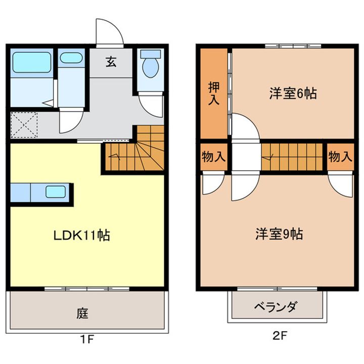 三重県津市藤方(一戸建)の賃貸物件の間取り