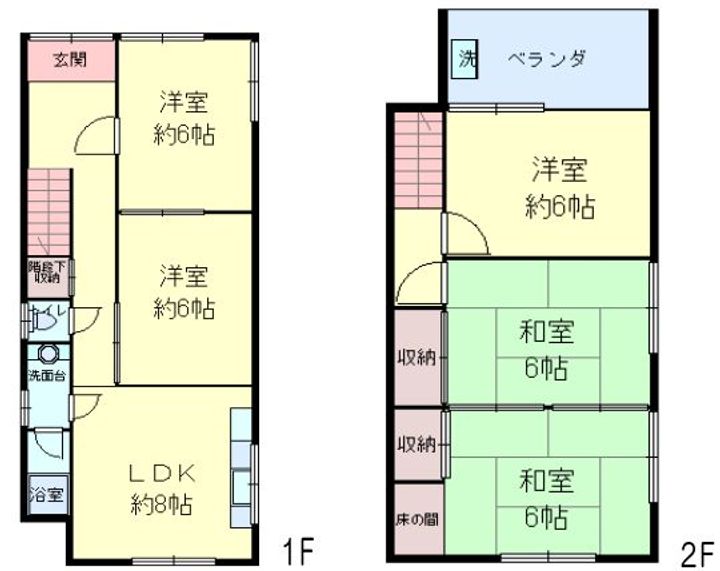 兵庫県神戸市長田区丸山町1(一戸建)の賃貸物件の間取り