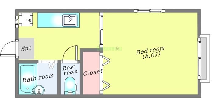 パレス植木Rの間取り