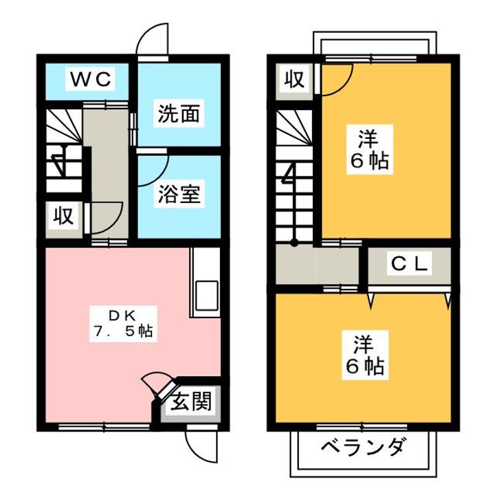 ルネージュKの間取り