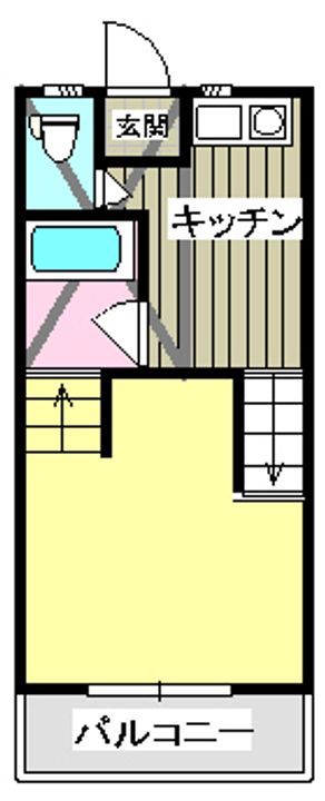 ディア、サチ太田の間取り