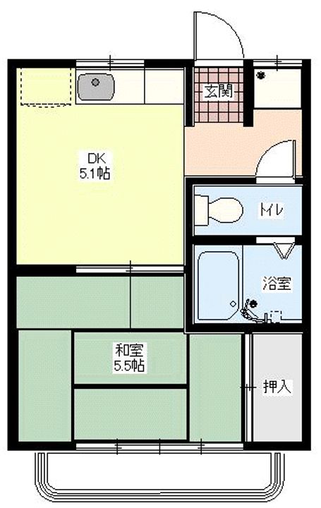 コーポイサミの間取り