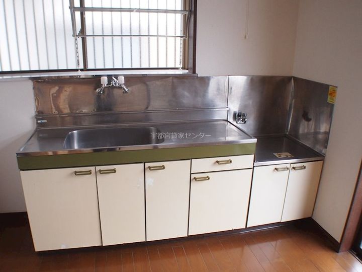 栃木県宇都宮市宝木本町(一戸建)の賃貸物件のキッチン