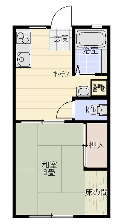 ハイツ清水の間取り