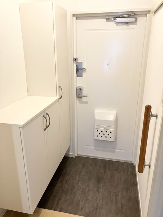 URアーバンラフレ星ヶ丘の玄関