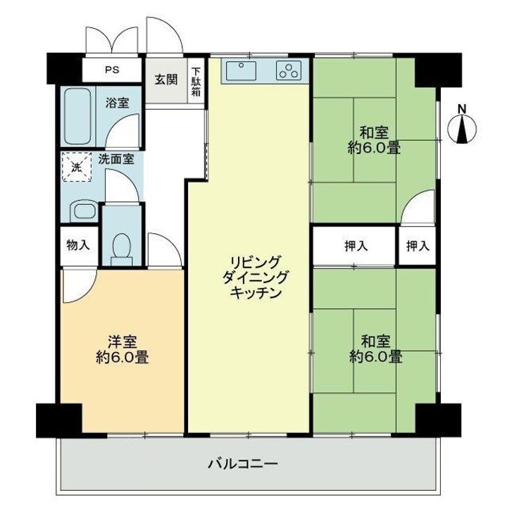 グランドメゾン松島の間取り