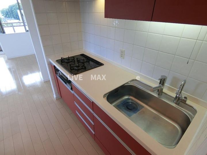 東京都渋谷区上原2(マンション)の賃貸物件のキッチン