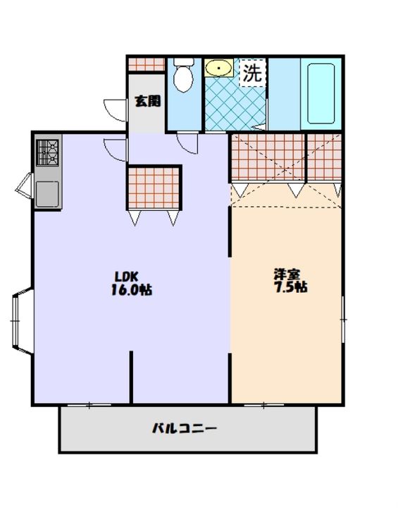 コーポサブリナの間取り
