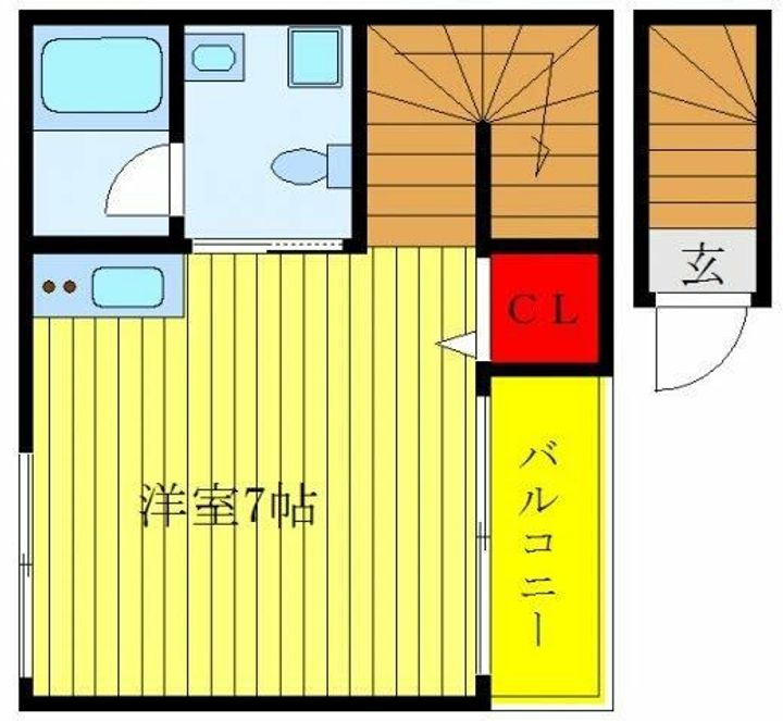 アガルイエ岸町の間取り