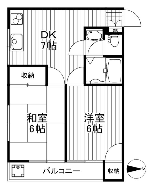 ファインライフオークラの間取り