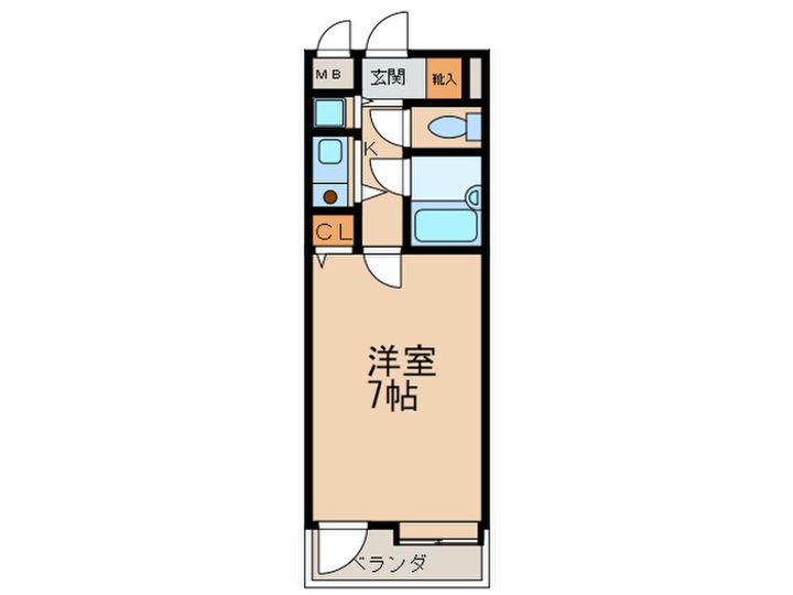 朝日プラザ久留米IIの間取り