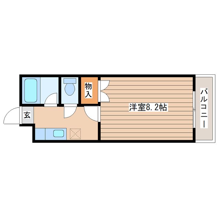 ボザール萩ヶ丘の間取り