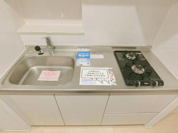 長野県長野市大字大豆島(アパート)の賃貸物件のキッチン