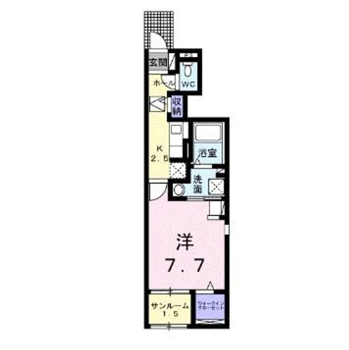 長野県長野市大字大豆島(アパート)の賃貸物件の間取り