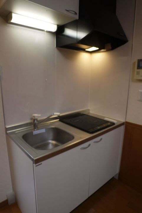 神奈川県横浜市中区竹之丸(アパート)の賃貸物件のキッチン