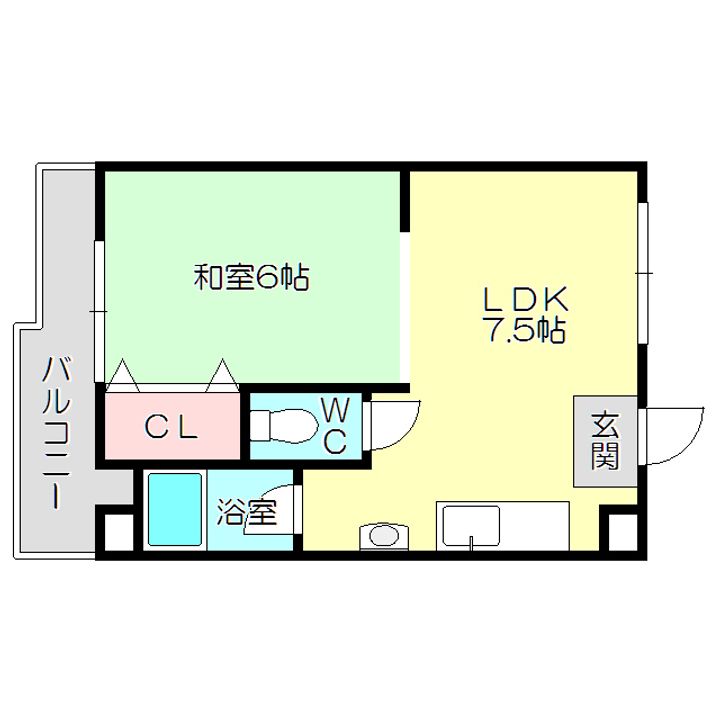 U.J.ビル豊里の間取り