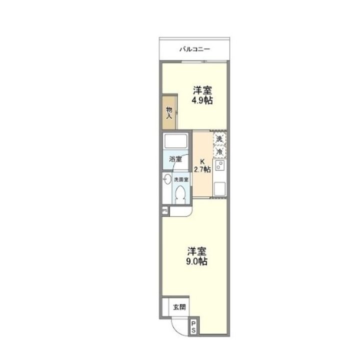 東京都江東区木場6(マンション)の賃貸物件の間取り