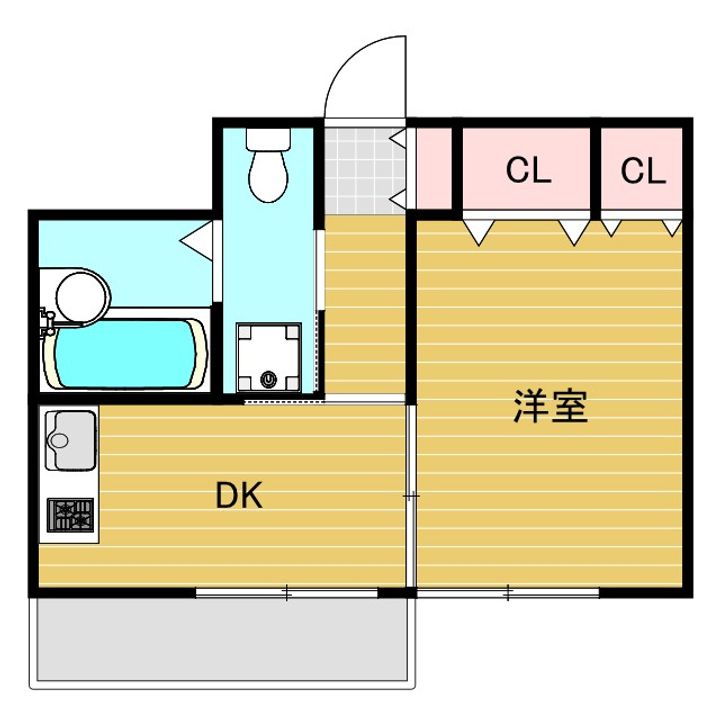 デュウェル東三国の間取り