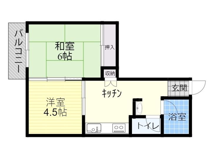 王子中町ビルの間取り