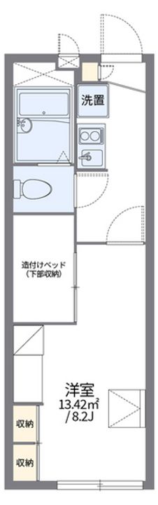 レオパレスEURO STARの間取り